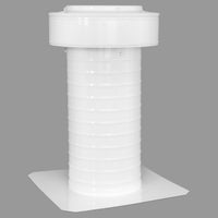 Flat Roof Attic Vent - Keepa Vent | 6" Diameter | Flat Flange | 28 Sq. In. NFA - Active Ventilation Products