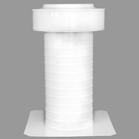 Flat Roof Attic Vent - Keepa Vent | 6" Diameter | Flat Flange | 28 Sq. In. NFA - Active Ventilation Products