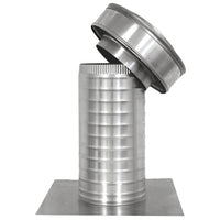 Flat Roof Attic Vent - Keepa Vent | 6" Diameter | Flat Flange | 28 Sq. In. NFA - Active Ventilation Products