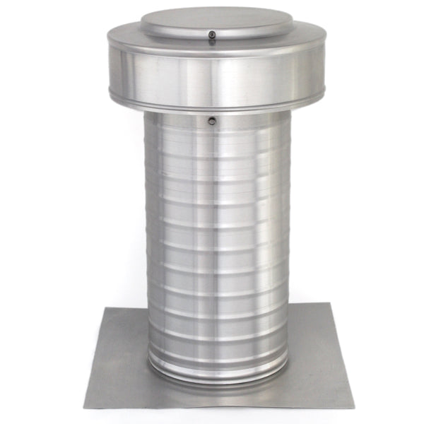 Flat Roof Attic Vent - Keepa Vent | 6" Diameter | Flat Flange | 28 Sq. In. NFA - Active Ventilation Products