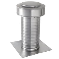 Flat Roof Attic Vent - Keepa Vent | 6" Diameter | Flat Flange | 28 Sq. In. NFA - Active Ventilation Products