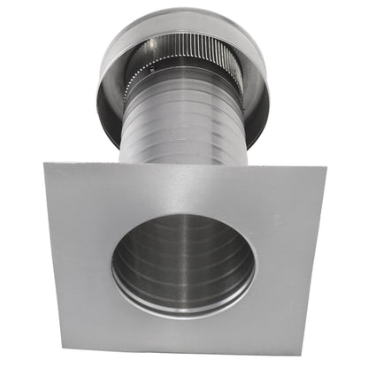 Flat Roof Attic Vent - Keepa Vent | 6" Diameter | Flat Flange | 28 Sq. In. NFA - Active Ventilation Products