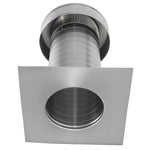 Flat Roof Attic Vent - Keepa Vent | 6" Diameter | Flat Flange | 28 Sq. In. NFA - Active Ventilation Products