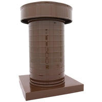 Attic Vent 7" dia with Curb Mount Sub - Base - Keepa Vent | 7" Diameter | Curb Mount Base | 38 Sq. In. NFA - Active Ventilation Products