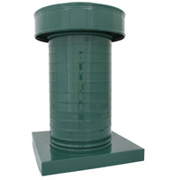 Attic Vent 7" dia with Curb Mount Sub - Base - Keepa Vent | 7" Diameter | Curb Mount Base | 38 Sq. In. NFA - Active Ventilation Products