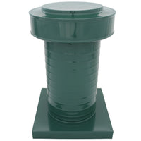 Attic Vent 7" dia with Curb Mount Sub - Base - Keepa Vent | 7" Diameter | Curb Mount Base | 38 Sq. In. NFA - Active Ventilation Products