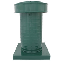 Attic Vent 7" dia with Curb Mount Sub - Base - Keepa Vent | 7" Diameter | Curb Mount Base | 38 Sq. In. NFA - Active Ventilation Products