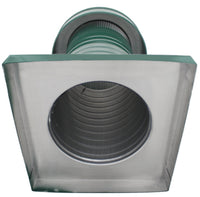 Attic Vent 7" dia with Curb Mount Sub - Base - Keepa Vent | 7" Diameter | Curb Mount Base | 38 Sq. In. NFA - Active Ventilation Products