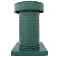 Attic Vent 7" dia with Curb Mount Sub - Base - Keepa Vent | 7" Diameter | Curb Mount Base | 38 Sq. In. NFA - Active Ventilation Products