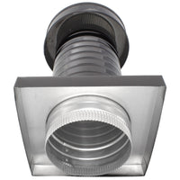 Roof Jack 7" Diameter - Keepa Roof Jack with Curb Mount Flange and Tail Pipe - Active Ventilation Products