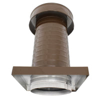 Roof Jack 7" Diameter - Keepa Roof Jack with Curb Mount Flange and Tail Pipe - Active Ventilation Products