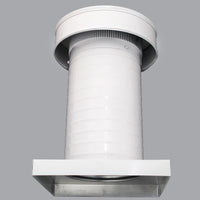 Attic Vent 7" dia with Curb Mount Sub - Base - Keepa Vent | 7" Diameter | Curb Mount Base | 38 Sq. In. NFA - Active Ventilation Products