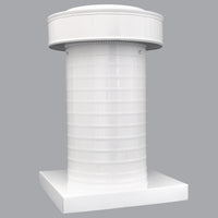 Attic Vent 7" dia with Curb Mount Sub - Base - Keepa Vent | 7" Diameter | Curb Mount Base | 38 Sq. In. NFA - Active Ventilation Products
