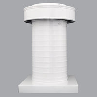 Attic Vent 7" dia with Curb Mount Sub - Base - Keepa Vent | 7" Diameter | Curb Mount Base | 38 Sq. In. NFA - Active Ventilation Products