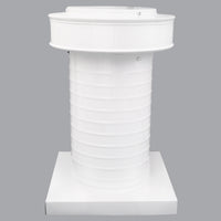 Attic Vent 7" dia with Curb Mount Sub - Base - Keepa Vent | 7" Diameter | Curb Mount Base | 38 Sq. In. NFA - Active Ventilation Products