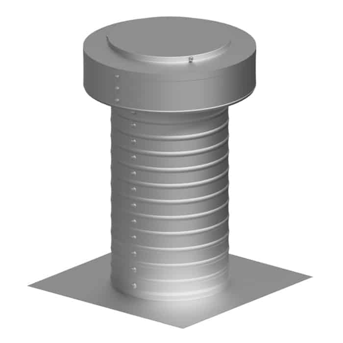 Model KV-7 | Keepa Vent | 7" Diameter | Flat Base | 38 Sq. In. NFA