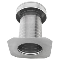 Flat Roof Attic Vent - Keepa Vent | 7" Diameter | Flat Base | 38 Sq. In. NFA - Active Ventilation Products