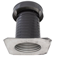 Flat Roof Attic Vent - Keepa Vent | 8" Diameter | Flat Base | 50 Sq. In. NFA - Active Ventilation Products