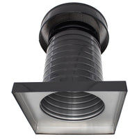 Attic Vent 8" dia with Curb Mount Sub - Base - Keepa Vent | 8" Diameter | Curb Mount Base | 50 Sq. In. NFA - Active Ventilation Products
