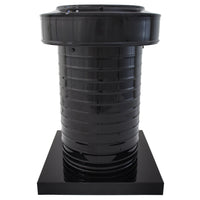 Attic Vent 8" dia with Curb Mount Sub - Base - Keepa Vent | 8" Diameter | Curb Mount Base | 50 Sq. In. NFA - Active Ventilation Products