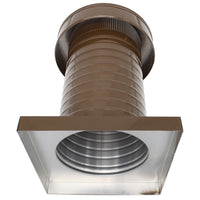 Attic Vent 8" dia with Curb Mount Sub - Base - Keepa Vent | 8" Diameter | Curb Mount Base | 50 Sq. In. NFA - Active Ventilation Products