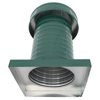 Attic Vent 8" dia with Curb Mount Sub - Base - Keepa Vent | 8" Diameter | Curb Mount Base | 50 Sq. In. NFA - Active Ventilation Products