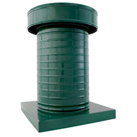 Attic Vent 8" dia with Curb Mount Sub - Base - Keepa Vent | 8" Diameter | Curb Mount Base | 50 Sq. In. NFA - Active Ventilation Products