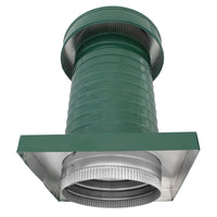 Roof Jack 8" Diameter - Keepa Roof Jack with Curb Mount Flange and Tail Pipe - Active Ventilation Products