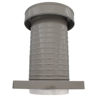 Roof Jack 8" Diameter - Keepa Roof Jack with Curb Mount Flange and Tail Pipe - Active Ventilation Products