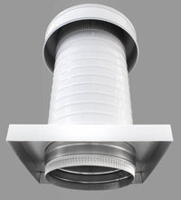 Roof Jack 8" Diameter - Keepa Roof Jack with Curb Mount Flange and Tail Pipe - Active Ventilation Products