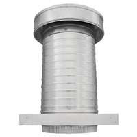Roof Jack 8" Diameter - Keepa Roof Jack with Curb Mount Flange and Tail Pipe - Active Ventilation Products
