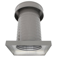 Attic Vent 8" dia with Curb Mount Sub - Base - Keepa Vent | 8" Diameter | Curb Mount Base | 50 Sq. In. NFA - Active Ventilation Products