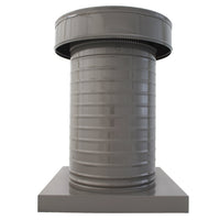 Attic Vent 8" dia with Curb Mount Sub - Base - Keepa Vent | 8" Diameter | Curb Mount Base | 50 Sq. In. NFA - Active Ventilation Products