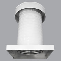 Attic Vent 8" dia with Curb Mount Sub - Base - Keepa Vent | 8" Diameter | Curb Mount Base | 50 Sq. In. NFA - Active Ventilation Products