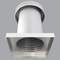 Attic Vent 8" dia with Curb Mount Sub - Base - Keepa Vent | 8" Diameter | Curb Mount Base | 50 Sq. In. NFA - Active Ventilation Products