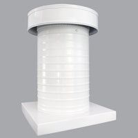 Attic Vent 8" dia with Curb Mount Sub - Base - Keepa Vent | 8" Diameter | Curb Mount Base | 50 Sq. In. NFA - Active Ventilation Products