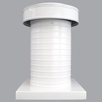 Attic Vent 8" dia with Curb Mount Sub - Base - Keepa Vent | 8" Diameter | Curb Mount Base | 50 Sq. In. NFA - Active Ventilation Products