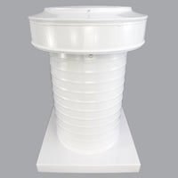 Attic Vent 8" dia with Curb Mount Sub - Base - Keepa Vent | 8" Diameter | Curb Mount Base | 50 Sq. In. NFA - Active Ventilation Products