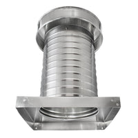 Attic Vent 8" dia with Curb Mount Sub - Base - Keepa Vent | 8" Diameter | Curb Mount Base | 50 Sq. In. NFA - Active Ventilation Products