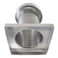 Attic Vent 8" dia with Curb Mount Sub - Base - Keepa Vent | 8" Diameter | Curb Mount Base | 50 Sq. In. NFA - Active Ventilation Products