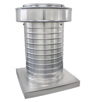 Attic Vent 8" dia with Curb Mount Sub - Base - Keepa Vent | 8" Diameter | Curb Mount Base | 50 Sq. In. NFA - Active Ventilation Products