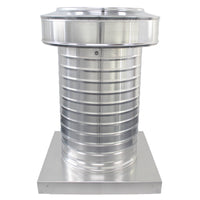 Attic Vent 8" dia with Curb Mount Sub - Base - Keepa Vent | 8" Diameter | Curb Mount Base | 50 Sq. In. NFA - Active Ventilation Products