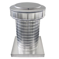Attic Vent 8" dia with Curb Mount Sub - Base - Keepa Vent | 8" Diameter | Curb Mount Base | 50 Sq. In. NFA - Active Ventilation Products