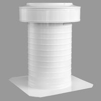 Flat Roof Attic Vent - Keepa Vent | 8" Diameter | Flat Base | 50 Sq. In. NFA - Active Ventilation Products