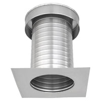 Flat Roof Attic Vent - Keepa Vent | 8" Diameter | Flat Base | 50 Sq. In. NFA - Active Ventilation Products