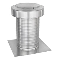 Flat Roof Attic Vent - Keepa Vent | 8" Diameter | Flat Base | 50 Sq. In. NFA - Active Ventilation Products