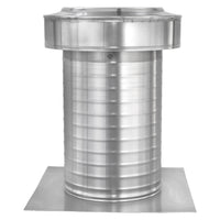 Flat Roof Attic Vent - Keepa Vent | 8" Diameter | Flat Base | 50 Sq. In. NFA - Active Ventilation Products