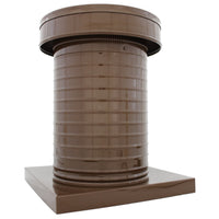 Attic Vent 9" dia with Curb Mount Sub - Base - Keepa Vent | 9" Diameter | Curb Mount Base | 63 Sq. In. NFA - Active Ventilation Products