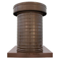 Attic Vent 9" dia with Curb Mount Sub - Base - Keepa Vent | 9" Diameter | Curb Mount Base | 63 Sq. In. NFA - Active Ventilation Products
