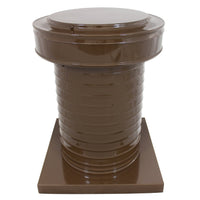 Attic Vent 9" dia with Curb Mount Sub - Base - Keepa Vent | 9" Diameter | Curb Mount Base | 63 Sq. In. NFA - Active Ventilation Products